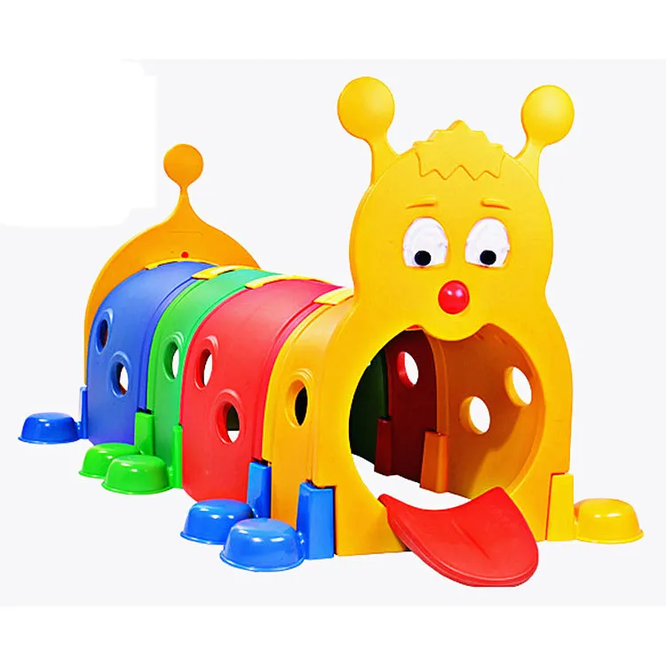 Crianças brincam crianças playground interno infantil túnel de plástico ao ar livre brinquedo2605519