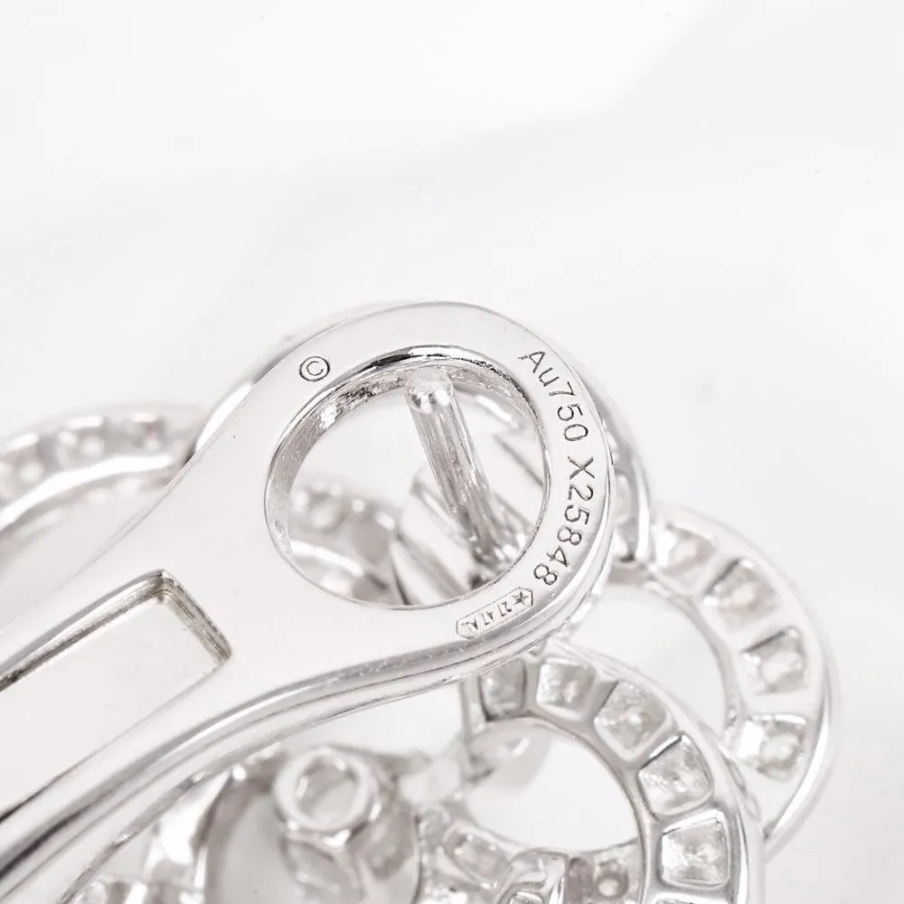 Topp Europe Luxury Famous Brand Pure 925 Sterling Silver Jewelry for Women Camellia Flowers Stud örhängen Utsökta romantiska gåvor252b
