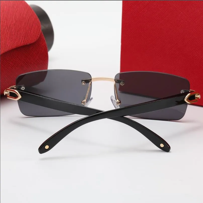 Modedesigner-Sonnenbrillen für Damen und Herren, ohne Linsen, Schwarz und Muti-Farben, Y013G2774