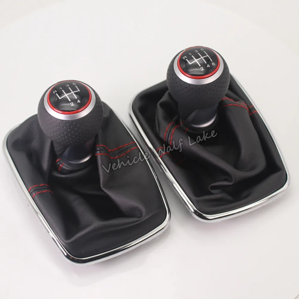 For VW 1999-2004 Golf 4 IV MK4 GTI R32 Bora Jetta 5 Speed 12mm Car Gear Shift Knob Lever Shifter Gaitor Boot