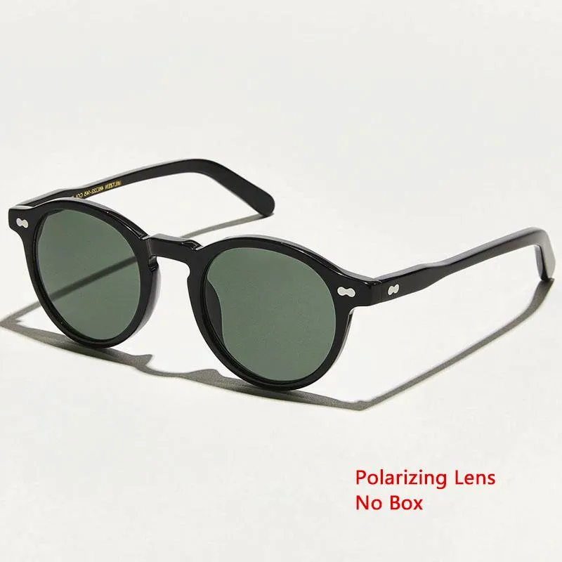 サングラスラウンドマンlemtosh sun glasses偏光レンズ女性ヴィンテージアセテートフレームトップQualitysunglasses230z