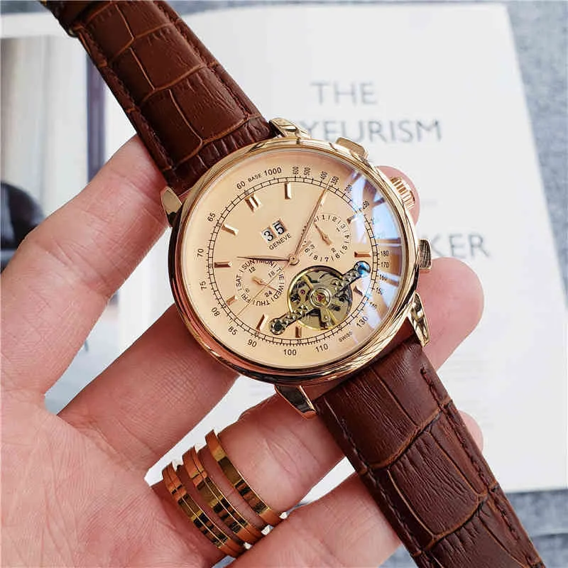 Top quality Patek Designer Swiss mechanical watch mens automatic business Wristwatches luxury chronograph sapphire Timepieces brand Waterproof watches 5A