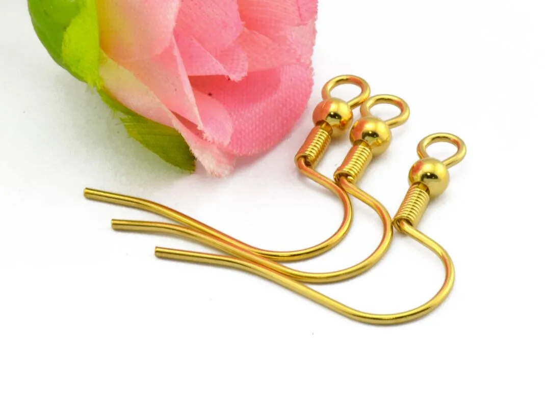 tainless ropenring ropring airs coil french french and ball style ear-ear for make المجوهرات