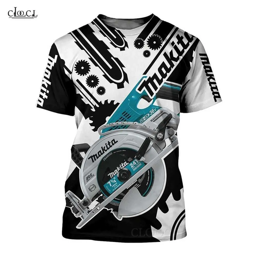 CLOOCL est Tools T-shirt da uomo con stampa 3D Harajuku T-shirt estiva a maniche corte da strada casual T-shirt unisex Top Drop 210716