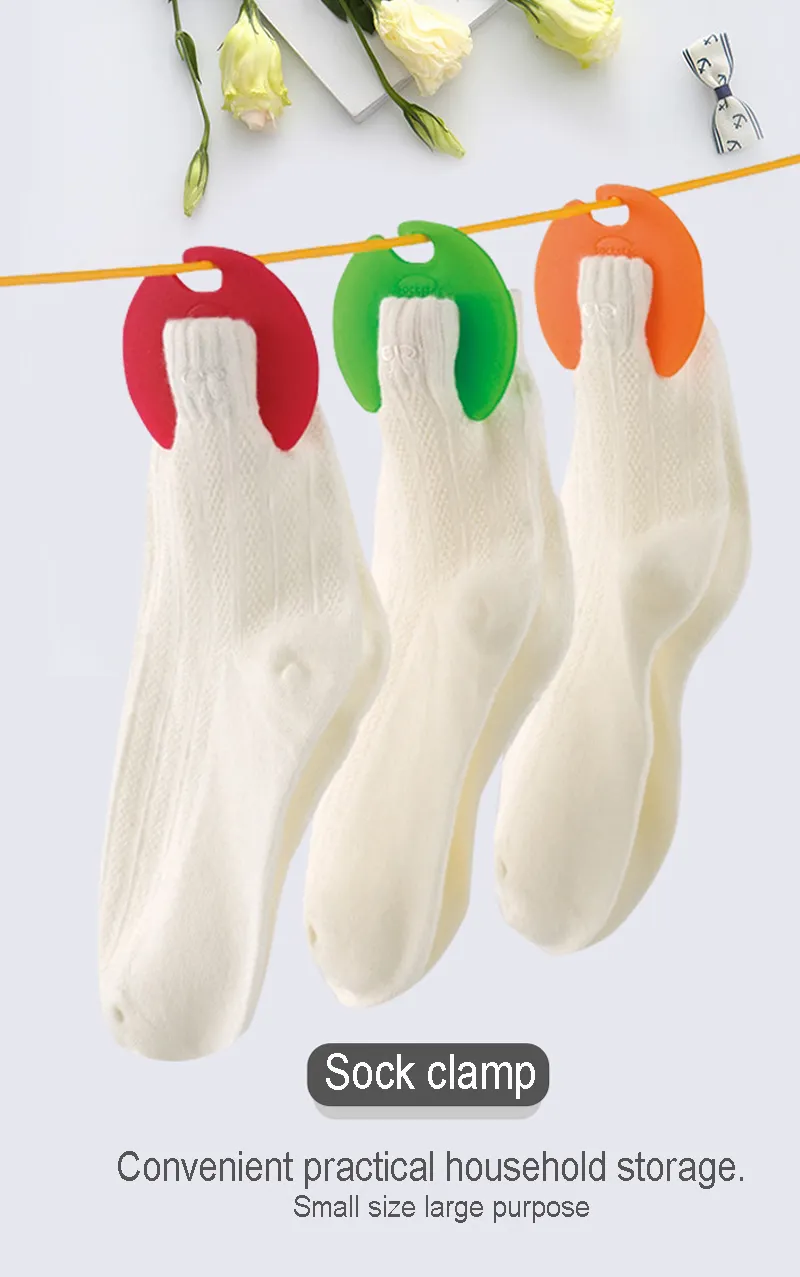 30 pièces pinces à chaussettes organisateurs de chaussettes trieurs supports pince maison linge pinces à linge sous-vêtements gant cravate trieurs Clothes7876698