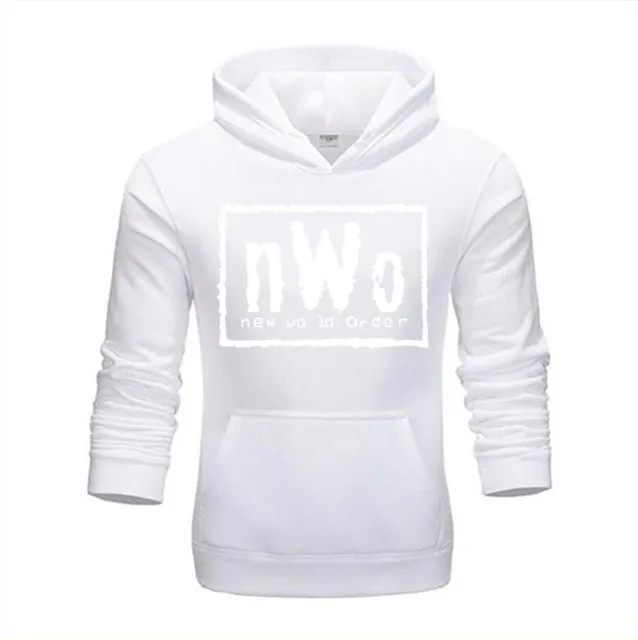 البالغين WCW Wrestling NWO World Ink Wolfpac Hoodies Men Men Male Clothing Camisetas