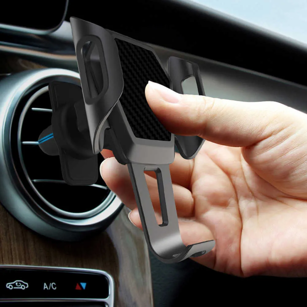 Sucker Air Vents Car Phone Holder Mount Stand GPS Telefon Mobile Cell Support dla iPhone 12 11 Pro Max X 7 8 Plus Xiaomi Huawei