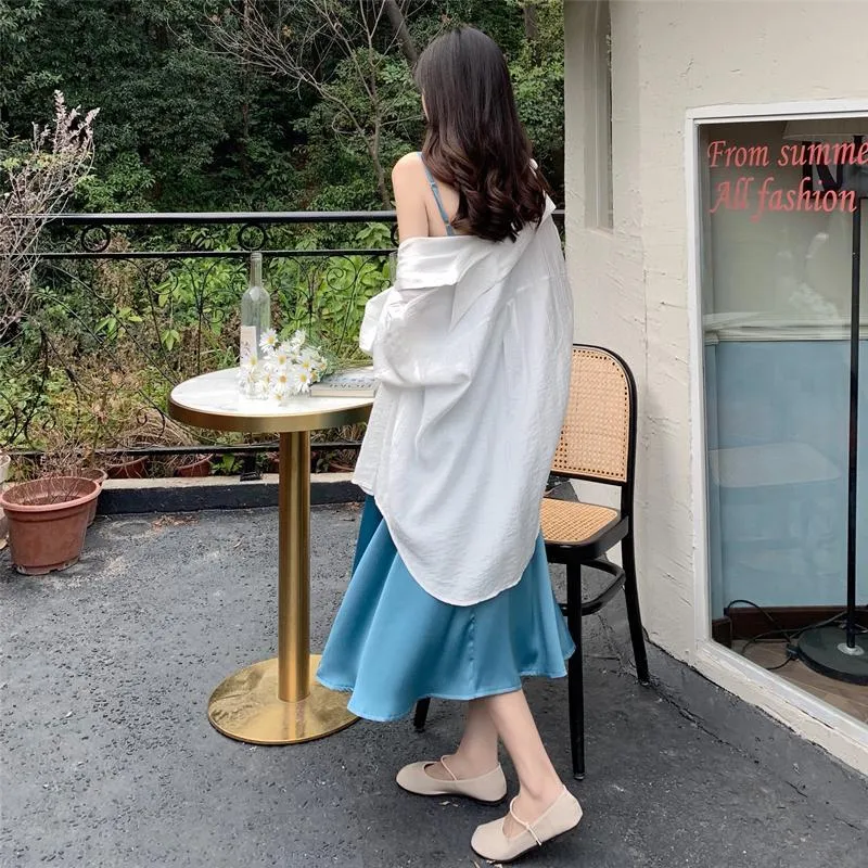 4XL elegante jurk dames Franse taille slanke jarretel rok zomer en koreaanse mode kleding 210520
