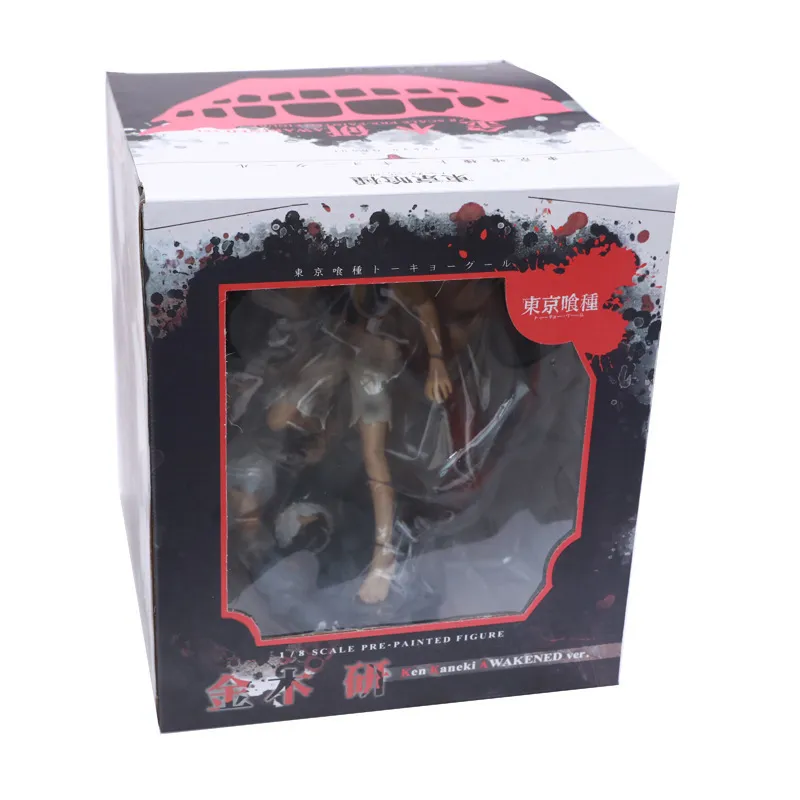 Artfx J اليابانية الأنيمي Tokyo Ghoul Kaneki Ken PVC Action Figure Toy Toy Toyble Model Doll Gift X05038547190