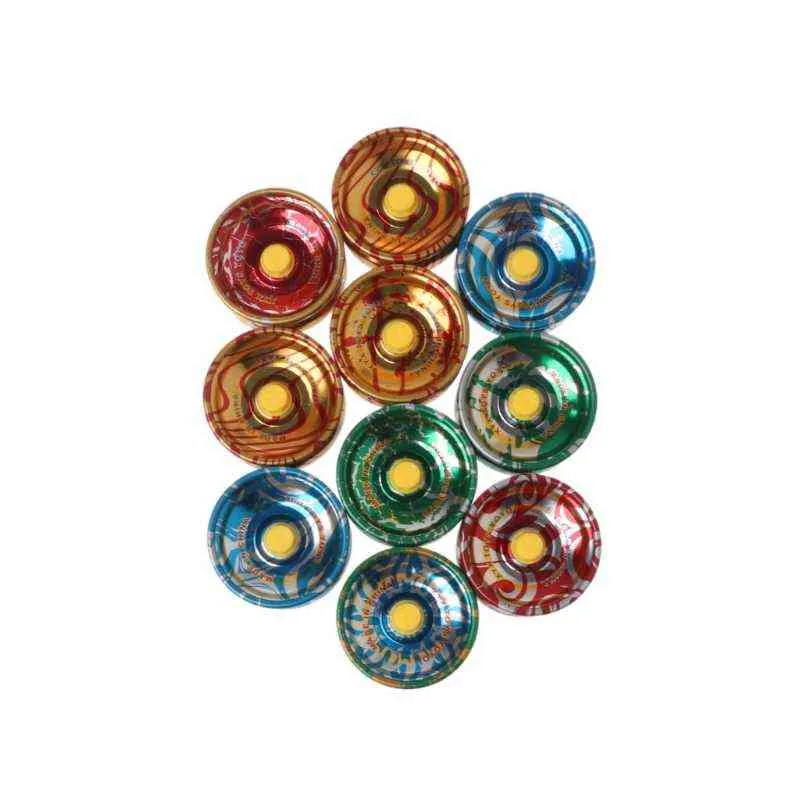 Giocattolo bambini con cordino con cuscinetto a sfera YOYO in lega di alluminio, regalo bambini C5AF G1125