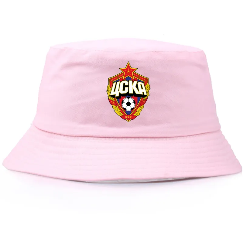 Nytt sommarlock Central CSKA Moskva Ryssland Bucket Hat Summer Casual Brand Unisex Fisherman Hat223H3534760