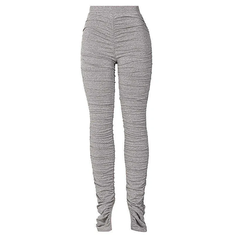 Leggings empilés pantalons de survêtement femmes Streetwear femme pantalon Joggers Baggy pantalon femmes vêtements d'hiver bas P0A3460W 210712