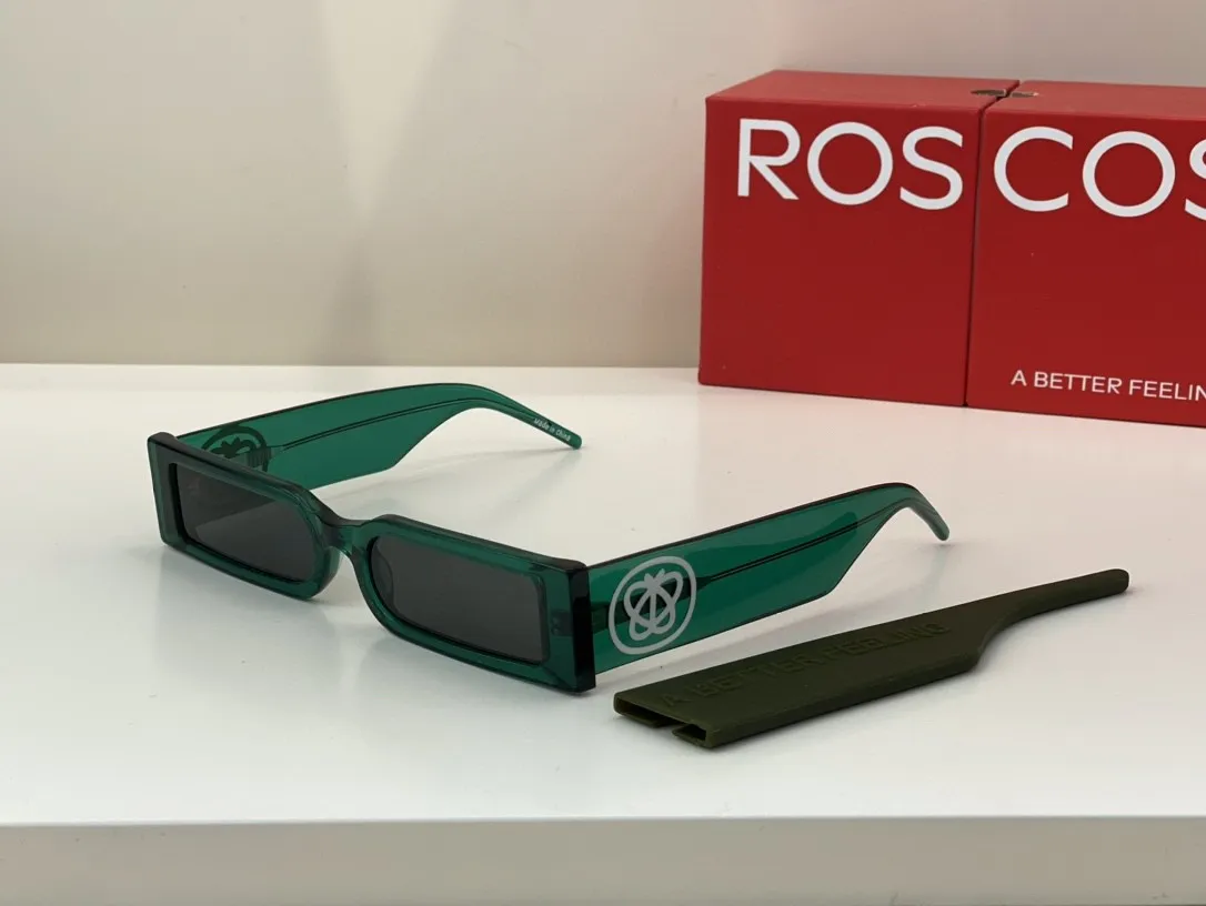 Um sentimento melhor ROSCOS Top Original de alta qualidade Designer de óculos de sol para homens famosos moda retro marca de luxo óculos Fash316g