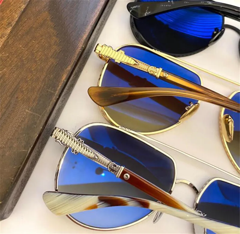 Vintage Fashion Design Sonnenbrille Sie können Pilot Metallrahmen Retro großzügig vielseitig im Freien UV400 Protective Eyewear to267a essen