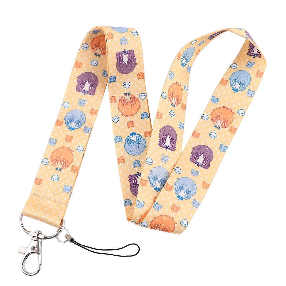 10st / j2847 serier kawaii lanyard nycklar telefon nackband nyckelring nyckelord id märke hållare för fans