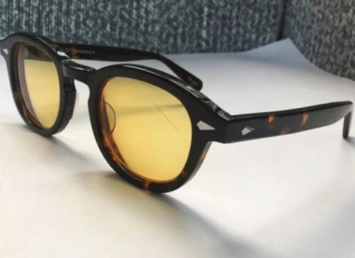 전체 디자인 S M L 프레임 렌즈 선글라스 Lemtosh Johnny Depp Glasses 최고 품질 안경 화살표 리벳 1915 with Case271m