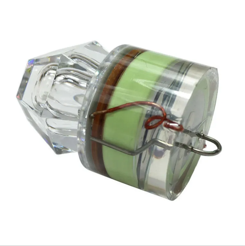 Светодиодный алмазный мигающий свет для рыбалки, глубокая подводная акриловая приманка для приманки, стробоскопы для кальмаров, 5 цветов на выбор1899782
