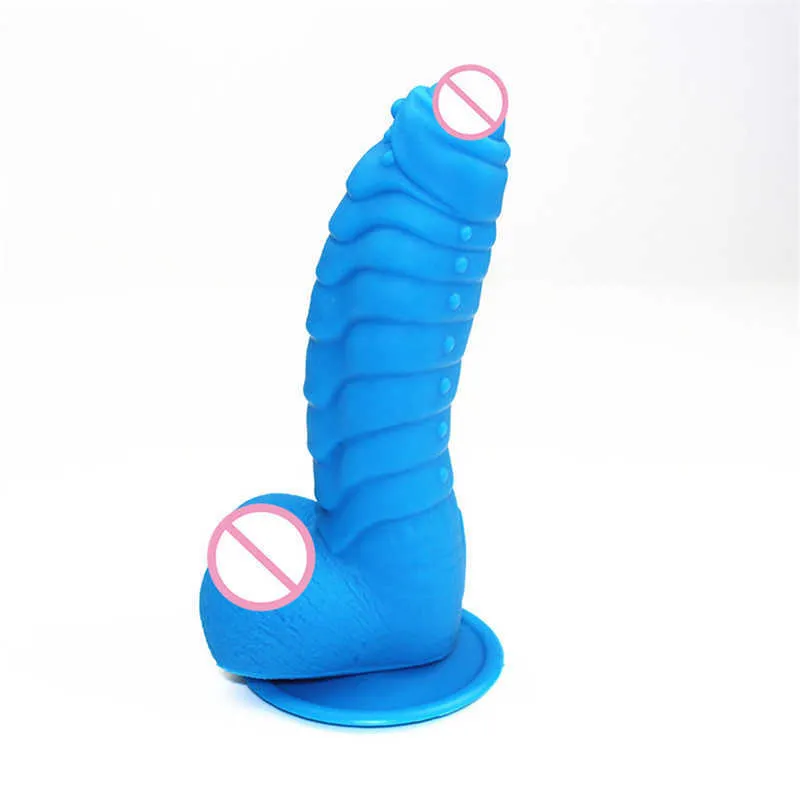 Dildo réaliste en silicone en silicone énorme dinosaure écailles pénis avec des jouets sexuels à la ventouse pour femme masturbation féminine 212268312