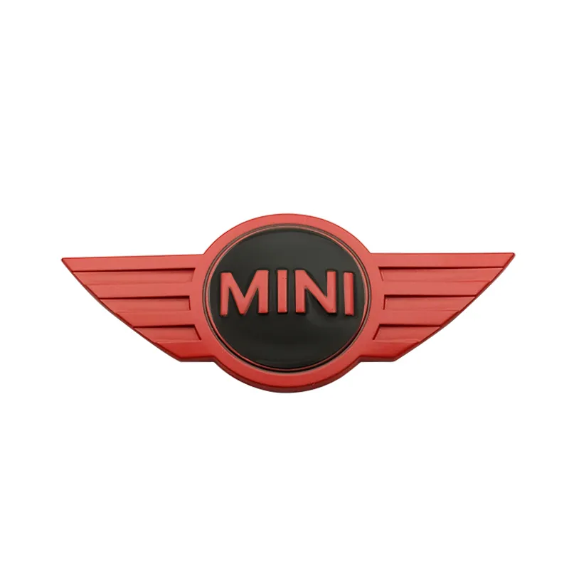 Estilo do carro de fibra carbono 3d metal adesivos emblema emblema para mini cooper um s r50 r53 r56 r607450346