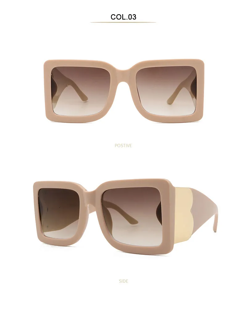 Óculos de sol verão homem mulher rua moda óculos carta design quadro completo uv400 7 cores opcionais qualidade superior 234k