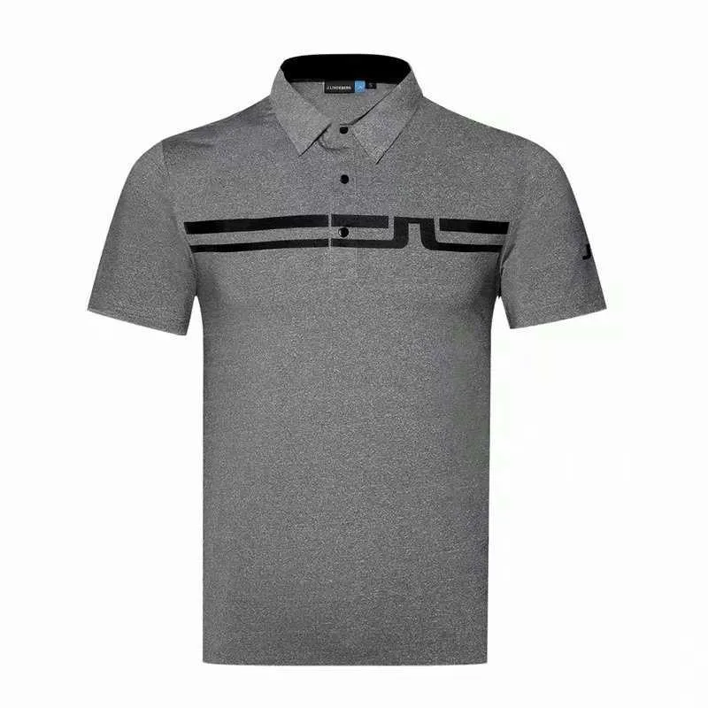Men's T-Shirts tee tops polo shirt Golf jerseys apparel solid short sleeves casual wear breathable quick drying J0603