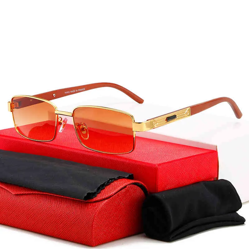 2024 Nova qualidade de alta qualidade 10% de designer de luxo Novos óculos de sol masculinos e femininos 20% de desconto na caixa de madeira Full Business Wood Perguas