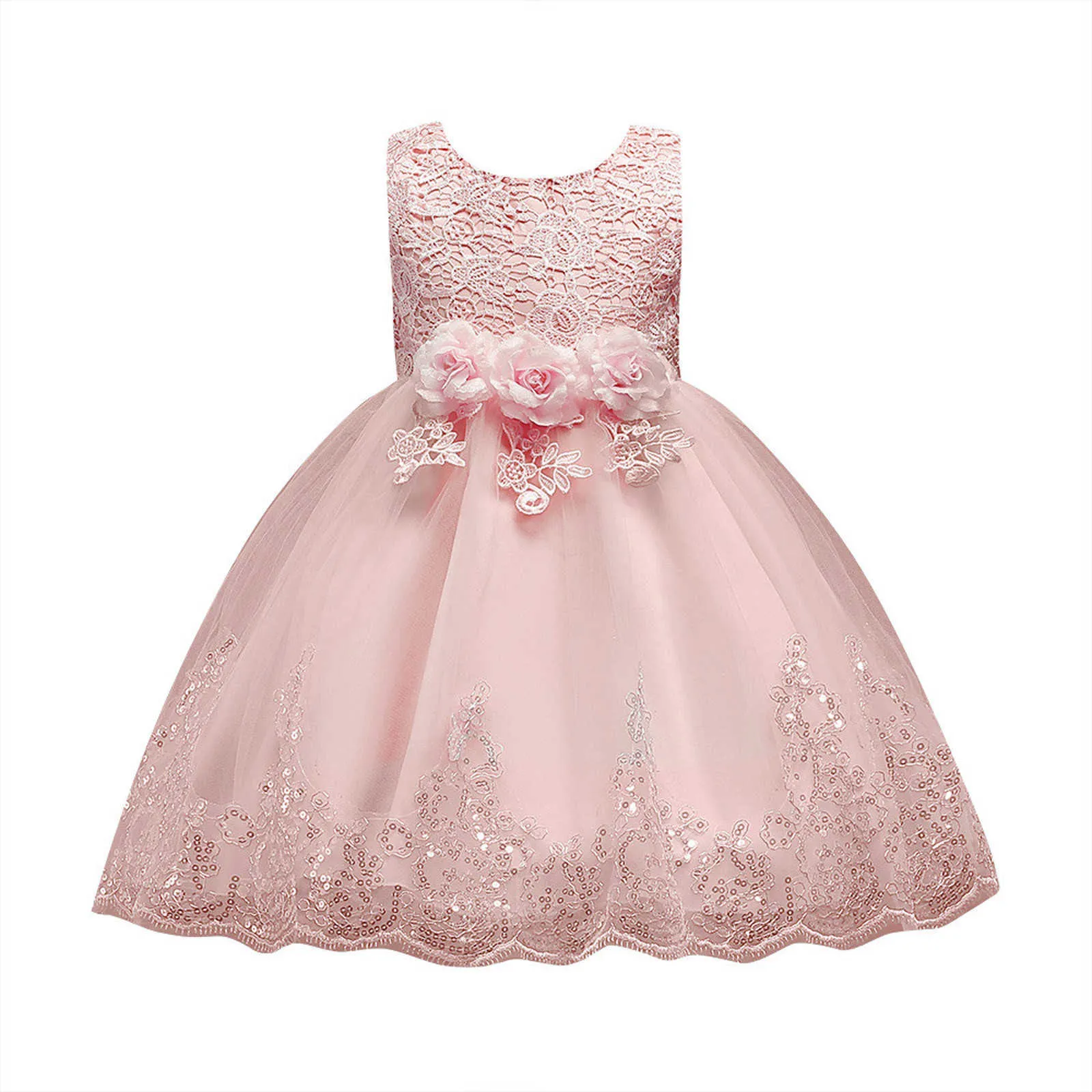 Filles robe de bal robe de princesse robe de soirée florale vêtements pour enfants bébé filles robes de fille de fleur pour les mariages robe d'été Q0716