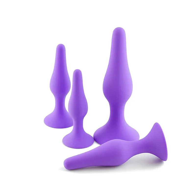 Set Siliconen Anal plug buttplug open expander dildo prostaat massager anale dilator mannelijke masturbator gspot massage ass speelgoed x2750881