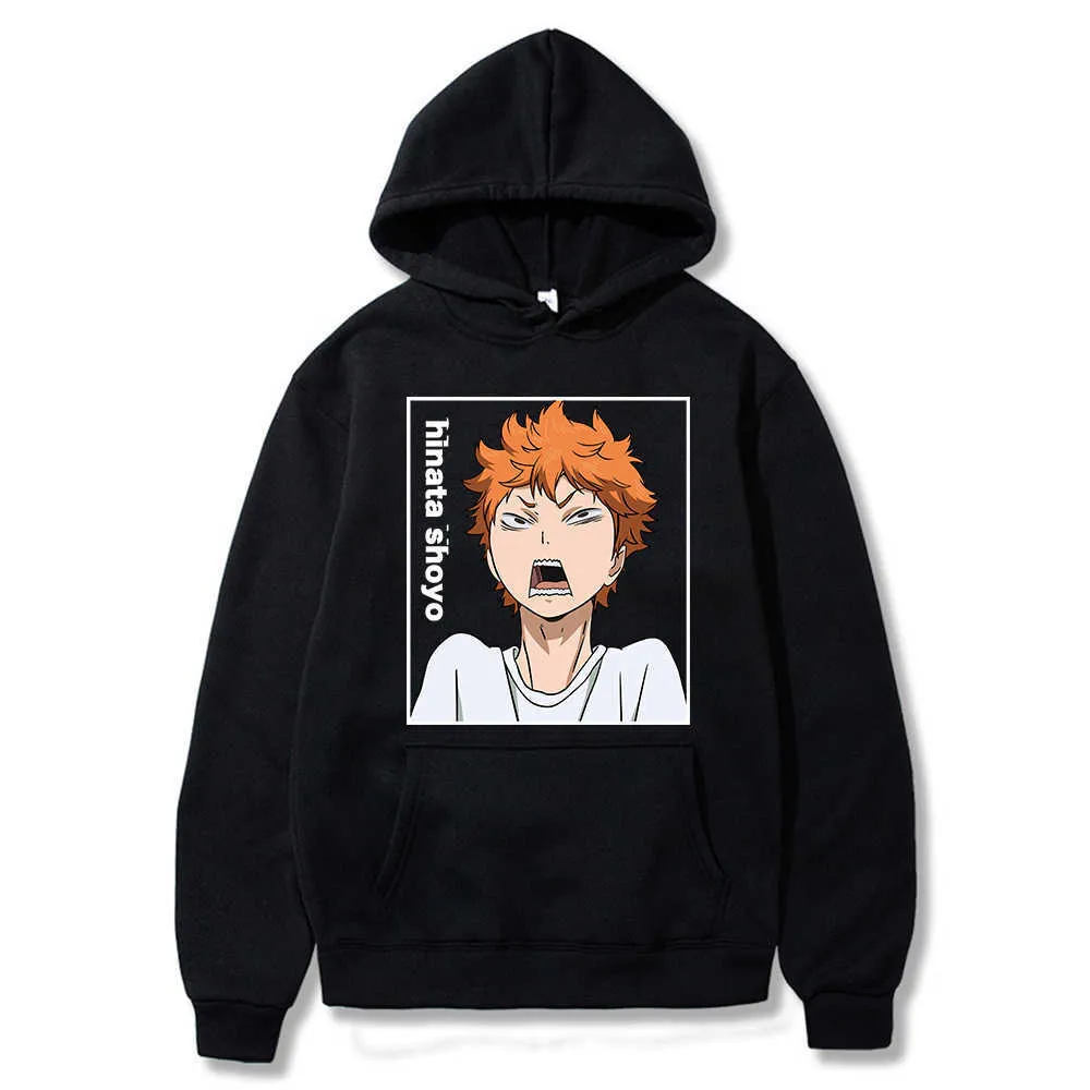 2021 Hoodies Unisex Anime Volleyball Hoodie Male Streetwear Fashion Hoodies Simple Classic Couple clothes Over Size Harajuku H0910