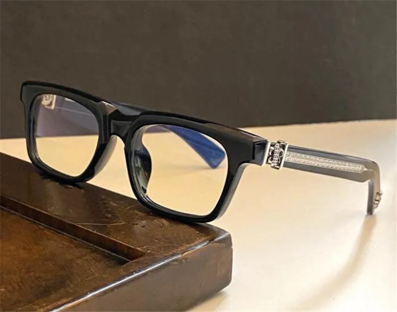 mode glasögon design se dig i te optiska glasögon fyrkantig ram retro enkel och mångsidig stil toppkvalitet med låda kan göra pr211g