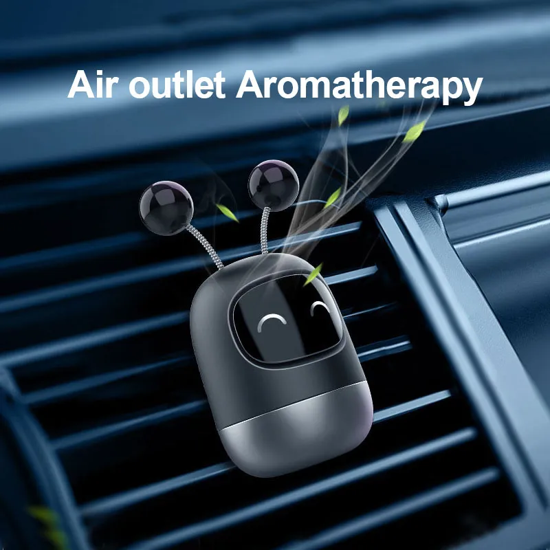 Universal Car Air Outlet Aromatherapy Air Vent Désodorisant Distributeur de parfum Mini Robot Cartoon Auto Clip de parfum Accessoires de décoration intérieure