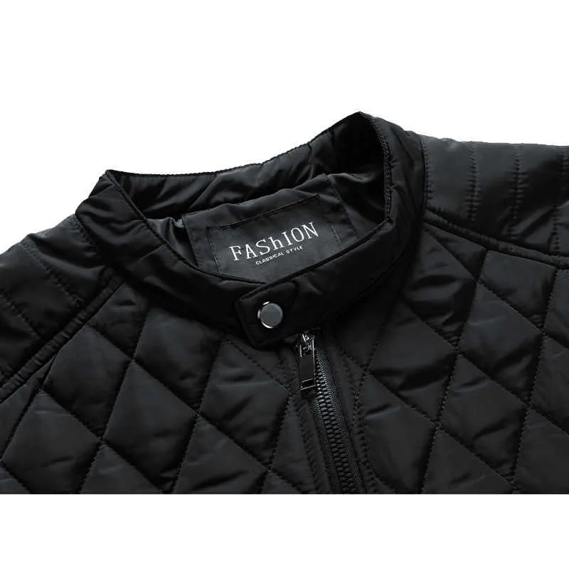アオペソン基本パーカー男性カジュアルスタンド襟ソリッドカラー暖かいコート男性ファッションシンプルな高品質ウィンタージャケットメンズ211008