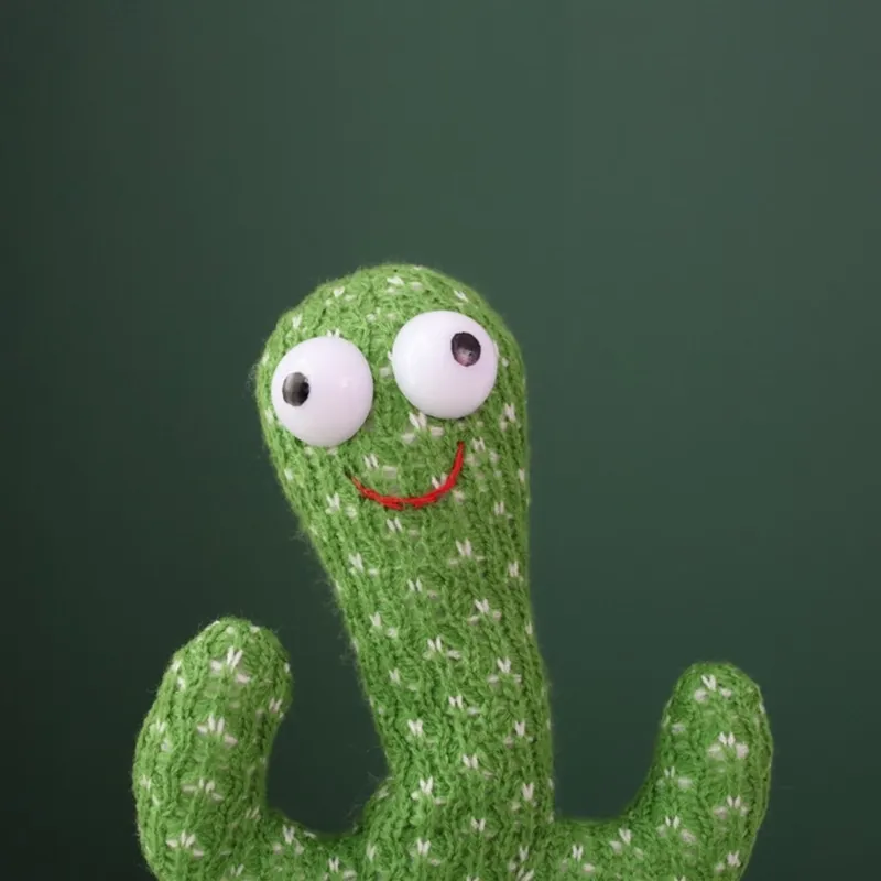 Cactus speelgoed Grappig 32cm Elektrische dansen Plant cactus Pluche knuffels met muziek voor kinderen Geschenken Thuiskantoor decoratie5259028