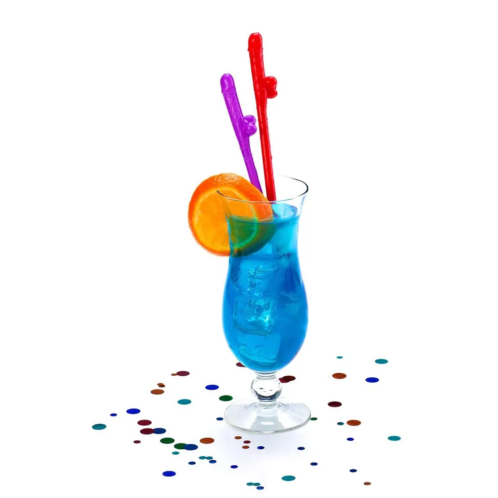 20st Naughty Sipping Straws Penisformade dricksstrån för hönsflickor Party Prom Bar Pub Supply ZHL15412635