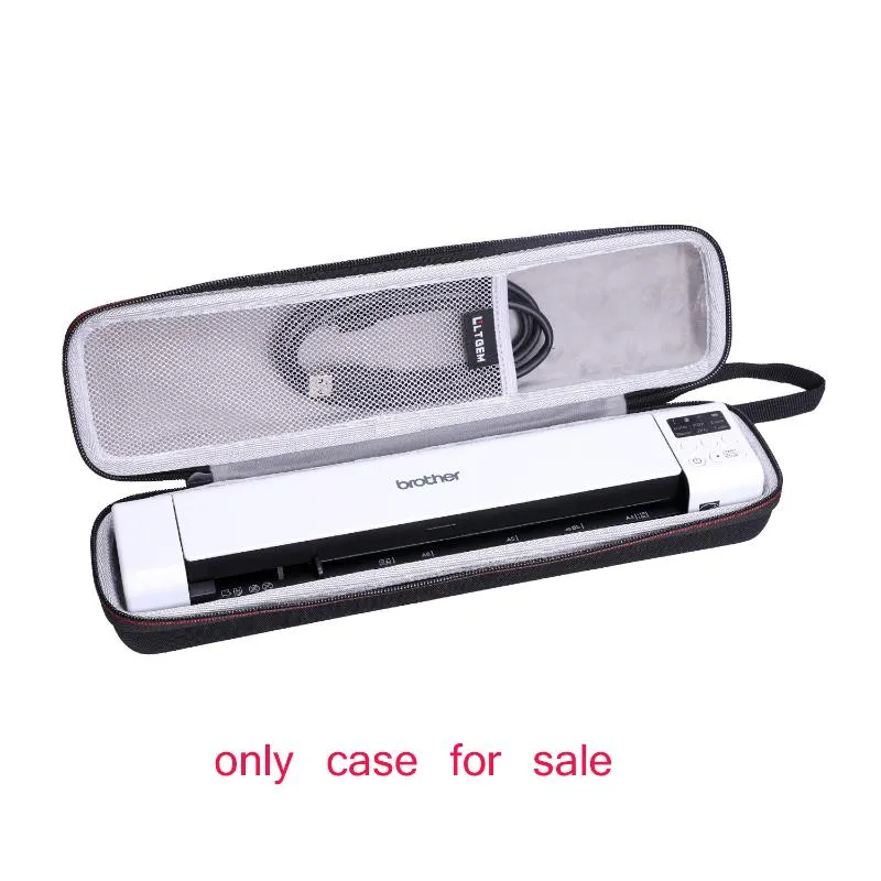 Vattentät EVA-hårt fodral för bror DS-940DN Compact Mobile Document Scanner Duffel Bags225W