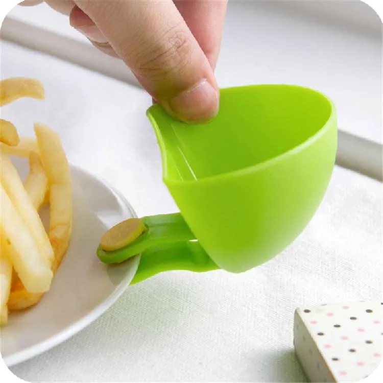 Dip Clips Kitchen Bowl Kit Tool Small Dishes Spice Clip For Tomato Sauce Salt Vinegar Sugar Flavor Spices Cooking Tools GWA9694