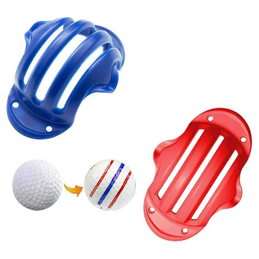 Nowy projekt akcesoria golfowe 4 Kolor ABS Golf Ball Marker Liner Golf Marker Clip Hats Klipy Ball Marker