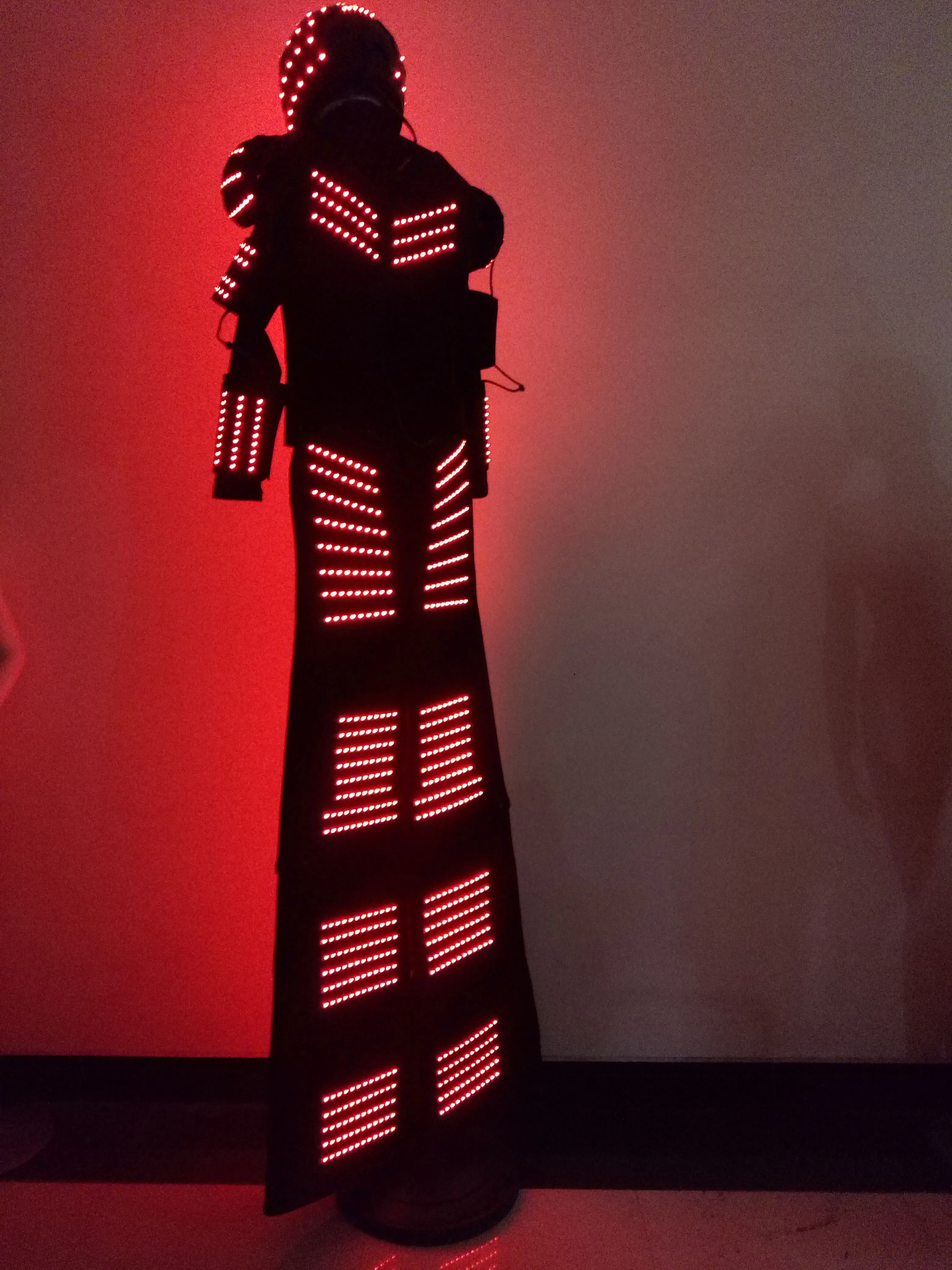 Doppelseitiges LED-Kostüm, LED-Bekleidungslicht, passt zu LED-Roboter, passt zu David Robot154m