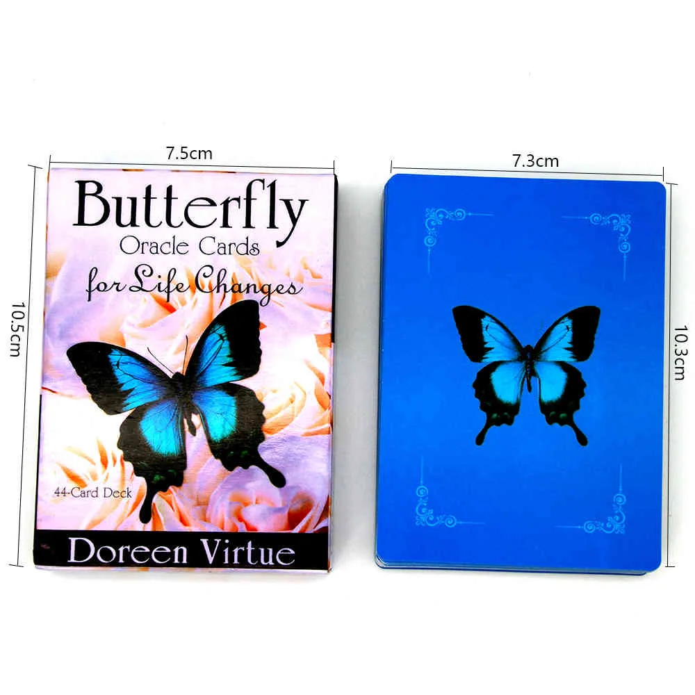 Butterfly oracles Cards for Life Changes A 44-Card Deck and Guidebook Occult Divination Book Sets Beginners Doreen Virtue