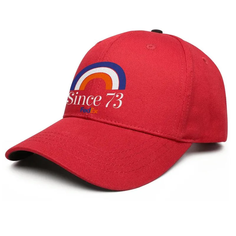 ファッションフェデックス73ユニセックス野球帽を装着したオリジナルのトラックハットパープルレインボーブルーオレンジホワイト261E