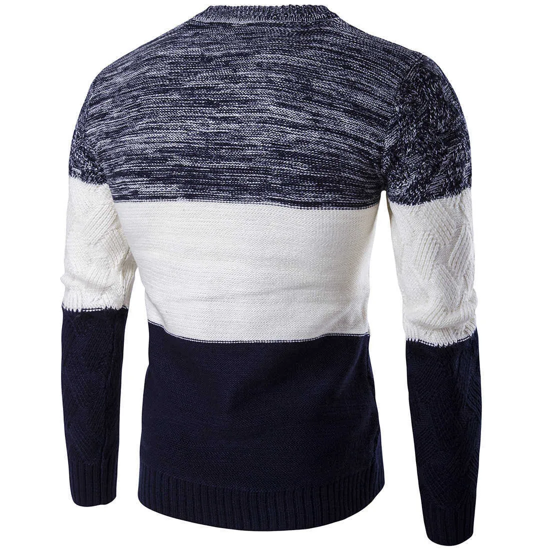Casual Trui Mannen Slanke Fit Knitwear Uitloper Warm Winter Sweaters 210812