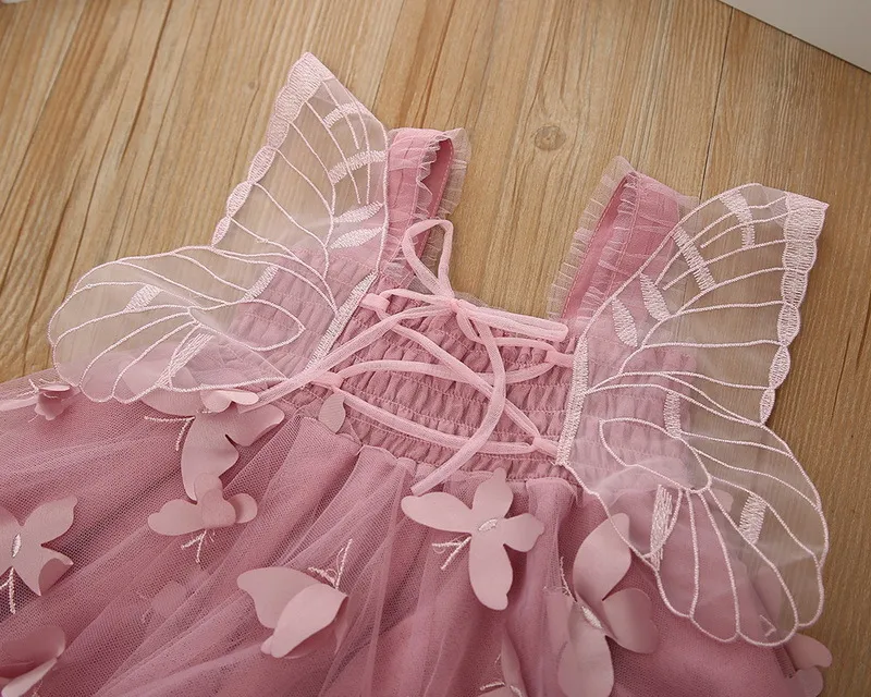 1-3-Butterfly Girl Dress