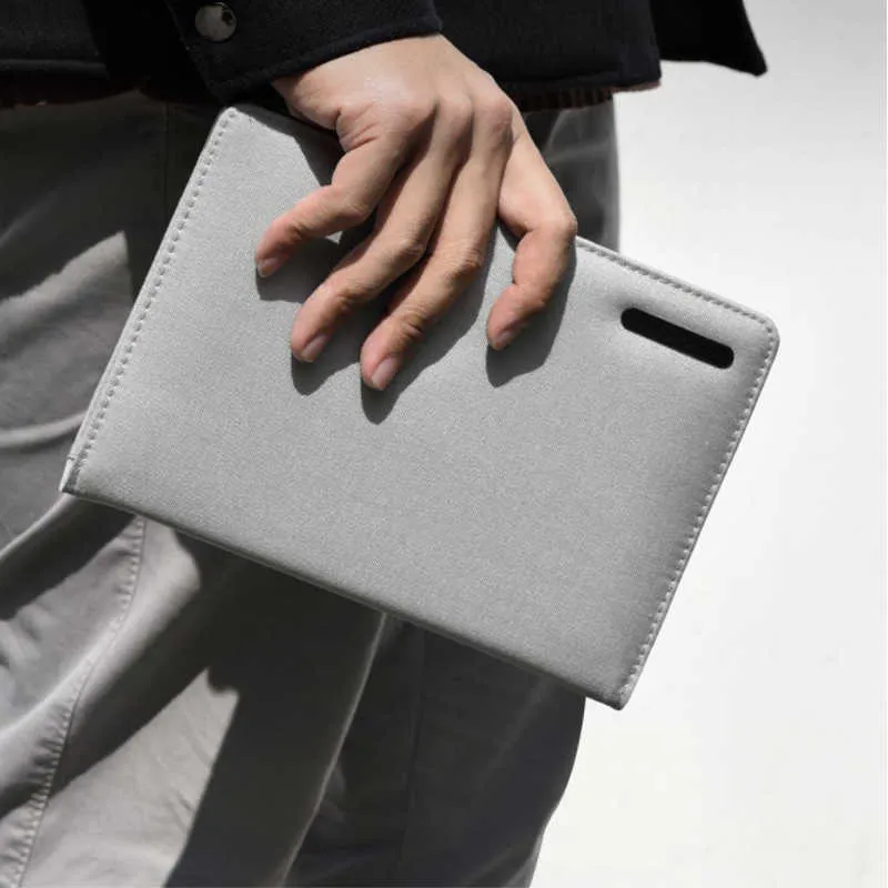 Youpin Kaco A5 ordinateur portable maison intelligente papier PU fente pour carte portefeuille livre pour voyage de bureau avec un cadeau 210611