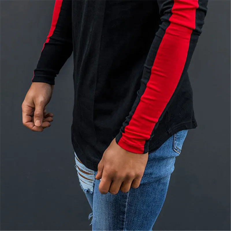 Muscleguys Autumn Fashion Casual Slim Elastic Soft Long Sleeve Men T Shirts Male Slim Fit Tee shirt homme just gyms fitness tops 210421