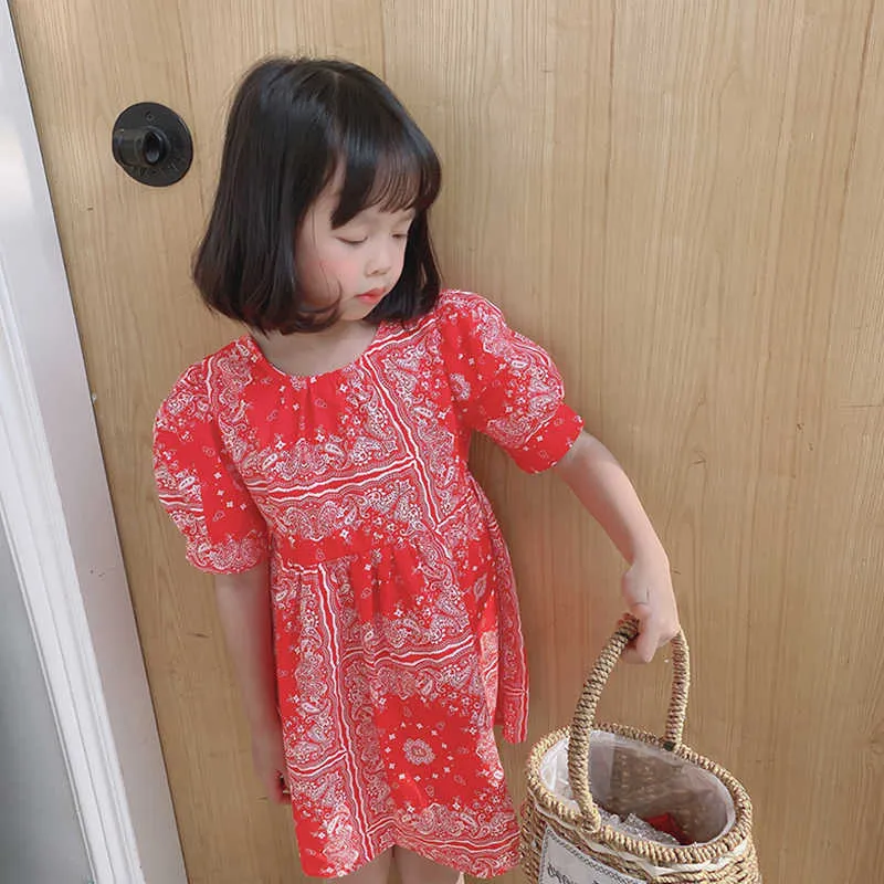 Baby Mädchen Casual Sommer Kleider Neue Mode Kinder Blumen Backless Prinzessin Vestidos Kinder Koreanischen Stil Baumwolle Kleidung G1026