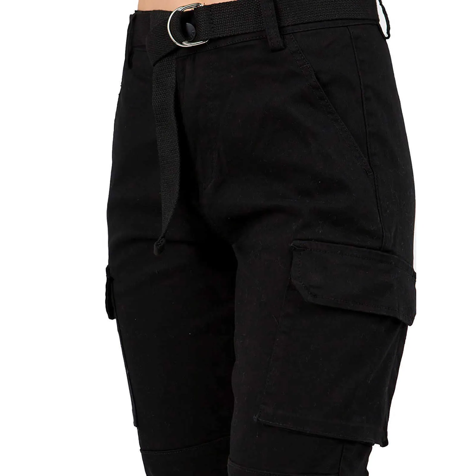 TELOTUNY Women's pants Coll Street Pants Ladies Casual camouflage trousers High Slim femme pantalon Dropshipp Q0801