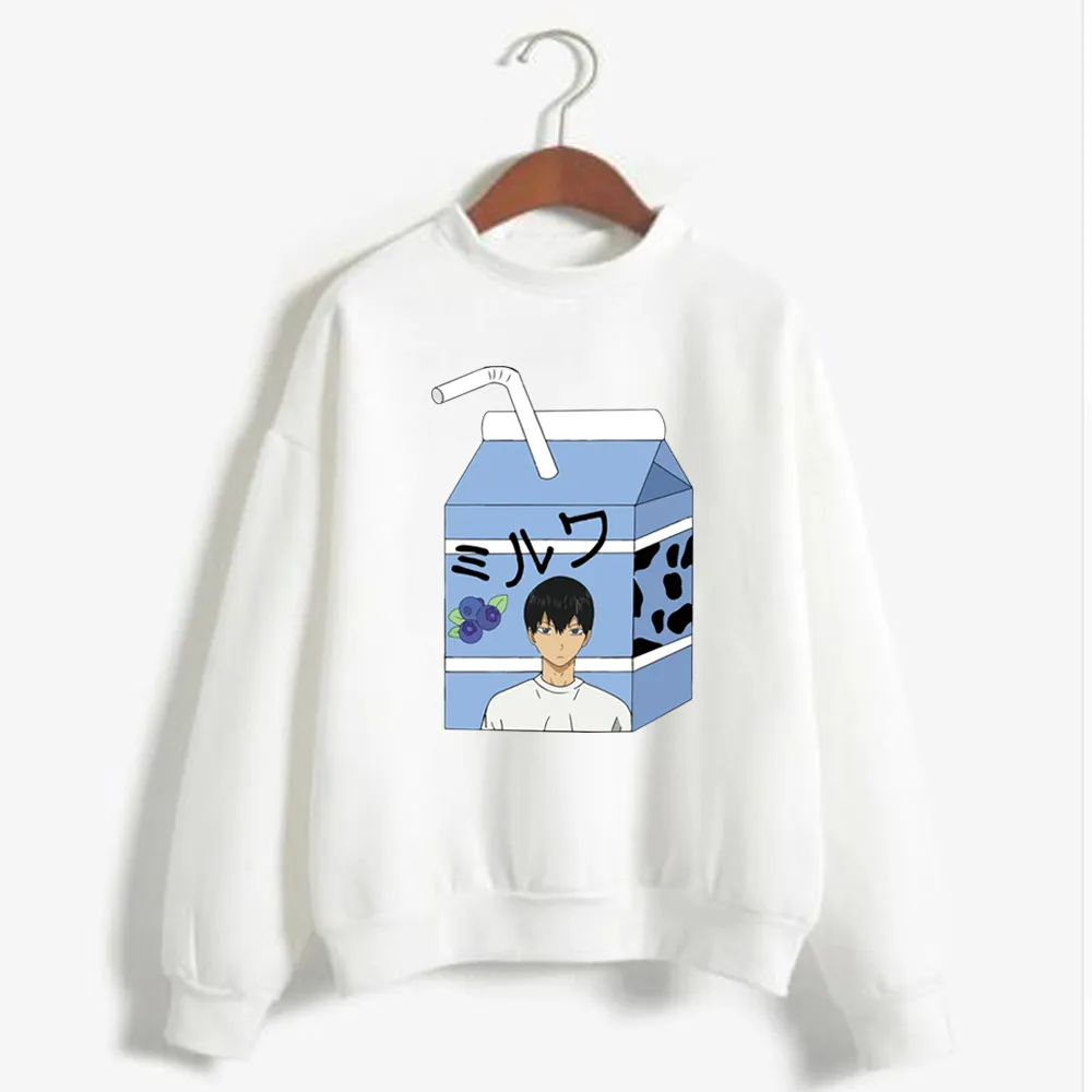 Haikyuu Karasuno Fly High Printed Men / Women Hoodie Långärmad Sweatshirt Y0319