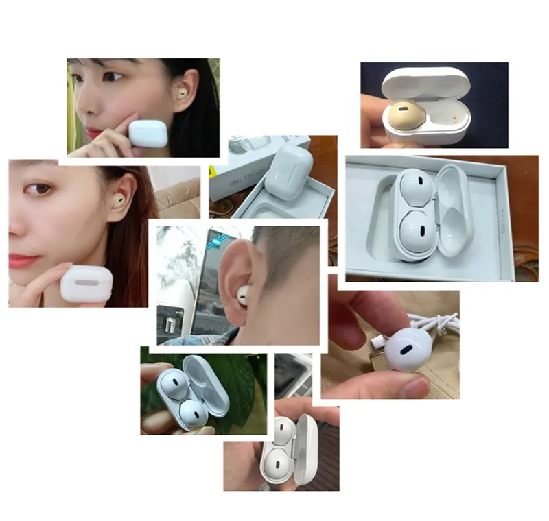 Invisible Earphones Bluetooth Wireless Sleeping Earbud Hidden Headphones Type C Charging Case Mini Earpiece With Mic For Small Ear3783920