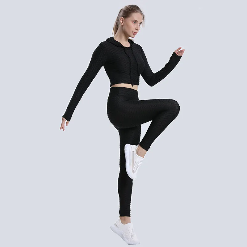 Womens Tracksuits Tracksuits Womens Designer Moda Yoga Wear Active Set Outfit para Mulher Com Capuz Camisetas Top Sport Leggings Casual Ginásio Treino Terno Tech Fl