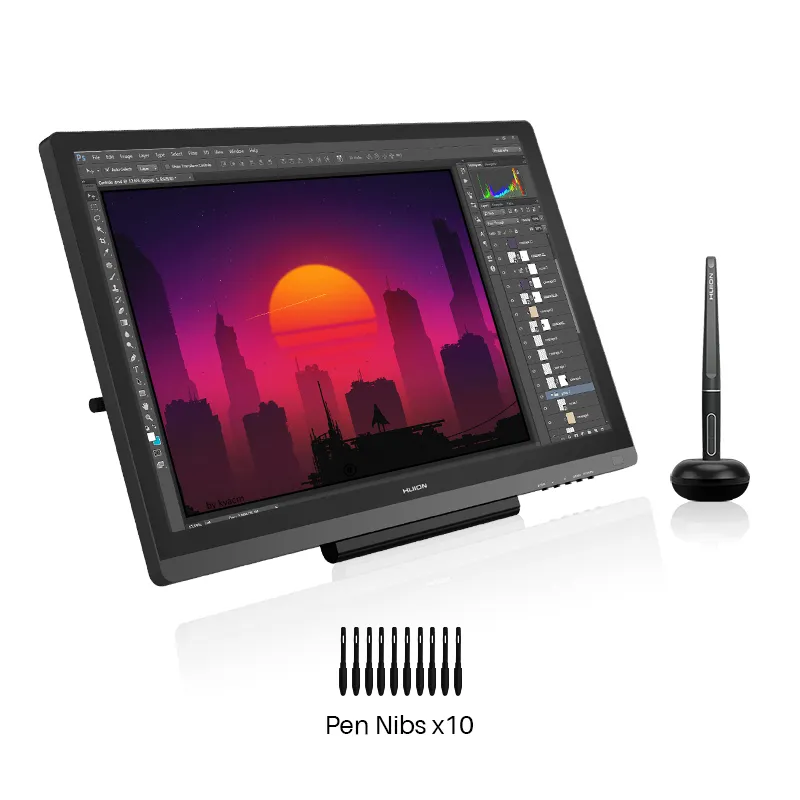 Huion Kamvas 20 19.53 pouces AG écran en verre Art professionnel graphique numérique dessin stylo tablette moniteur 8192 niveaux